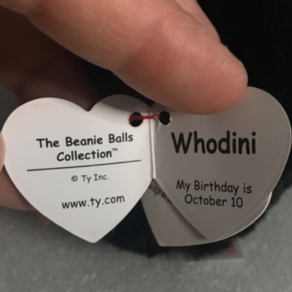 Ty Puffies (Beanie Balls) - WHODINI the 2023 Halloween Orange Owl (3 inch) Stuff - Picture 5 of 12